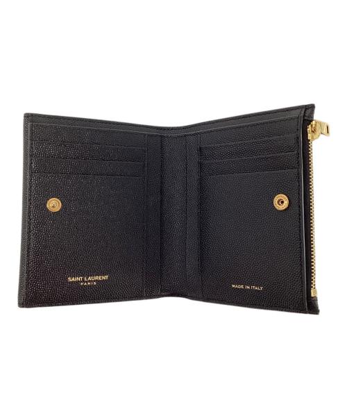 Saint Laurent Paris（サンローランパリ）Saint Laurent Paris (サンローランパリ) アップタウン 3つ折り財布 ブラックの古着・服飾アイテム