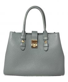 FURLA（フルラ）の古着「2wayハンドバッグ」｜スカイブルー