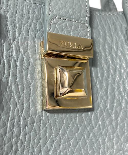 FURLA（フルラ）FURLA (フルラ) 2wayハンドバッグ スカイブルーの古着・服飾アイテム