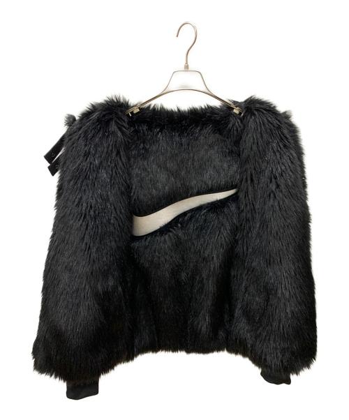 NIKE（ナイキ）NIKE (ナイキ) AMBUSH (アンブッシュ) Reversible Faux Fur Coat Jacket ブラック サイズ:Mの古着・服飾アイテム