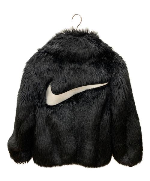 NIKE（ナイキ）NIKE (ナイキ) AMBUSH (アンブッシュ) Reversible Faux Fur Coat Jacket ブラック サイズ:Mの古着・服飾アイテム