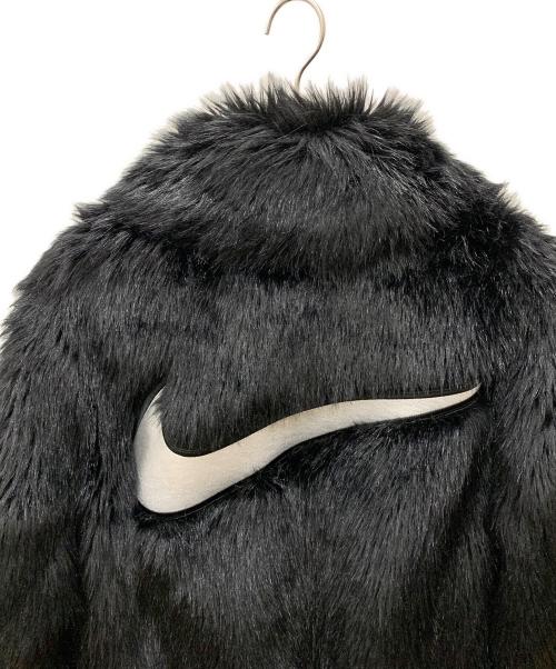 NIKE（ナイキ）NIKE (ナイキ) AMBUSH (アンブッシュ) Reversible Faux Fur Coat Jacket ブラック サイズ:Mの古着・服飾アイテム