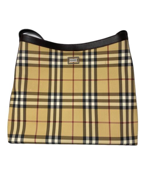 BURBERRY LONDON（バーバリーロンドン）BURBERRY LONDON (バーバリーロンドン) ショルダーバッグ ブラウン×ベージュの古着・服飾アイテム