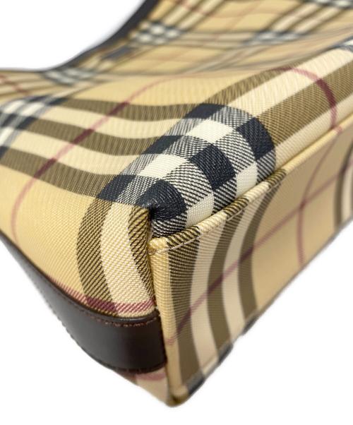 BURBERRY LONDON（バーバリーロンドン）BURBERRY LONDON (バーバリーロンドン) ショルダーバッグ ブラウン×ベージュの古着・服飾アイテム