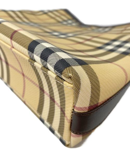BURBERRY LONDON（バーバリーロンドン）BURBERRY LONDON (バーバリーロンドン) ショルダーバッグ ブラウン×ベージュの古着・服飾アイテム