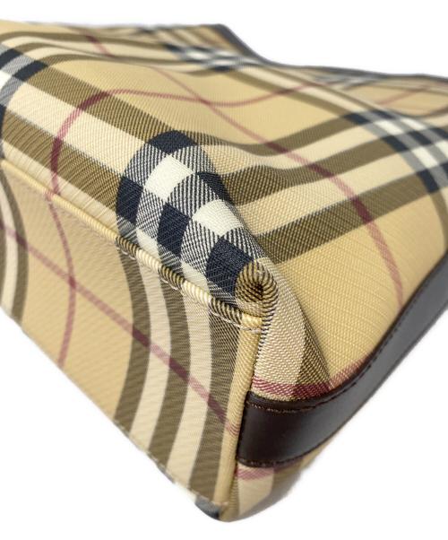 BURBERRY LONDON（バーバリーロンドン）BURBERRY LONDON (バーバリーロンドン) ショルダーバッグ ブラウン×ベージュの古着・服飾アイテム