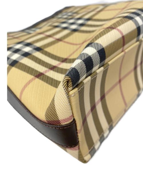 BURBERRY LONDON（バーバリーロンドン）BURBERRY LONDON (バーバリーロンドン) ショルダーバッグ ブラウン×ベージュの古着・服飾アイテム