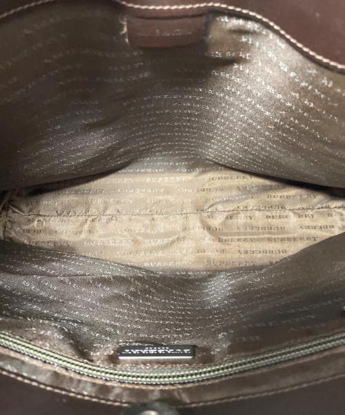 BURBERRY LONDON（バーバリーロンドン）BURBERRY LONDON (バーバリーロンドン) ショルダーバッグ ブラウン×ベージュの古着・服飾アイテム