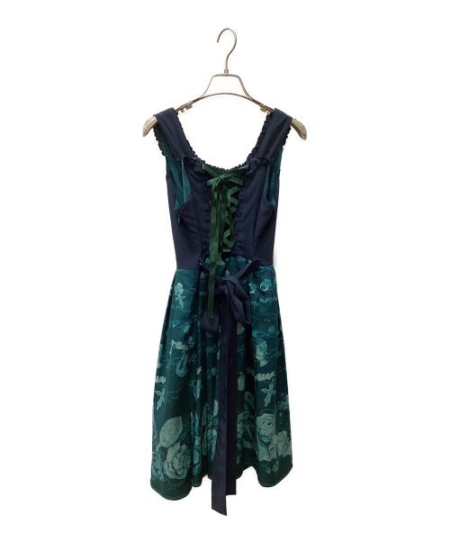 Metamorphose（メタモルフォーゼ）Metamorphose (メタモルフォーゼ) ノースリーブ・キャミソールワンピース グリーン サイズ:未記載の古着・服飾アイテム