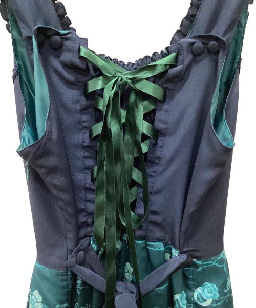 Metamorphose（メタモルフォーゼ）Metamorphose (メタモルフォーゼ) ノースリーブ・キャミソールワンピース グリーン サイズ:未記載の古着・服飾アイテム