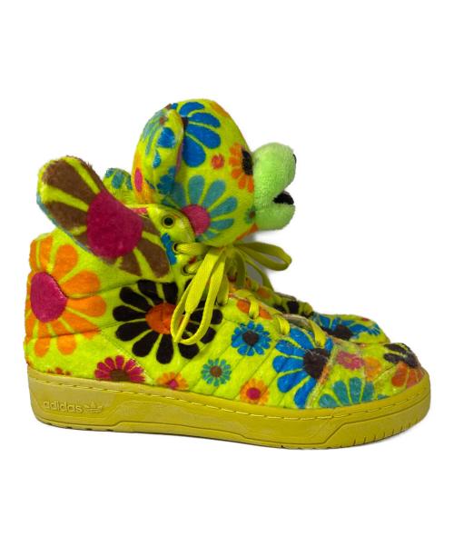 adidas（アディダス）adidas (アディダス) JEREMY SCOTT (ジェレミー スコット) スニーカー グリーン サイズ:27.5cmの古着・服飾アイテム