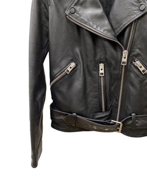 ALL SAINTS（オールセインツ）ALL SAINTS (オールセインツ) ダブルライダースジャケット ブラック サイズ:36の古着・服飾アイテム