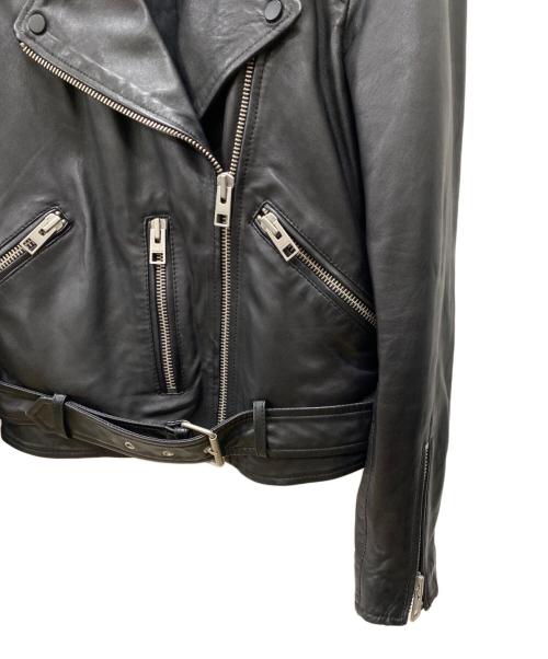 ALL SAINTS（オールセインツ）ALL SAINTS (オールセインツ) ダブルライダースジャケット ブラック サイズ:36の古着・服飾アイテム