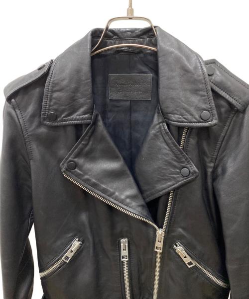 ALL SAINTS（オールセインツ）ALL SAINTS (オールセインツ) ダブルライダースジャケット ブラック サイズ:36の古着・服飾アイテム