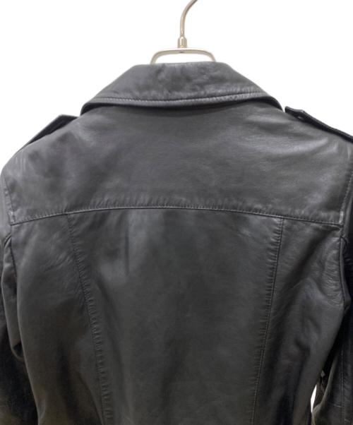 ALL SAINTS（オールセインツ）ALL SAINTS (オールセインツ) ダブルライダースジャケット ブラック サイズ:36の古着・服飾アイテム