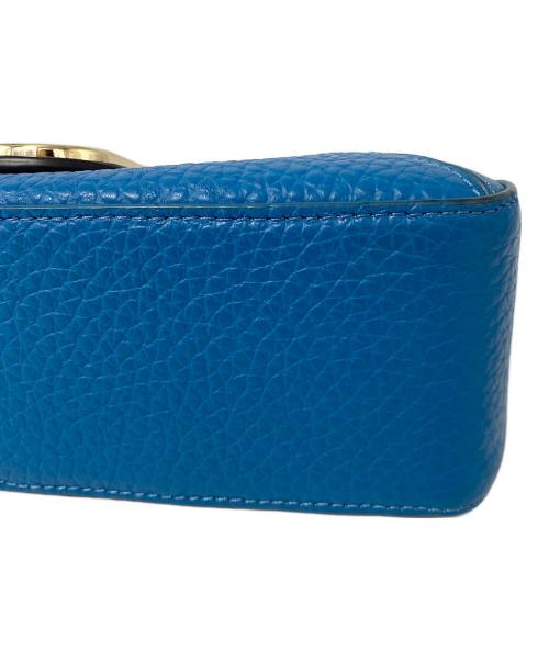 FURLA（フルラ）FURLA (フルラ) 2WAYショルダーバッグ ブルー×ブラックの古着・服飾アイテム