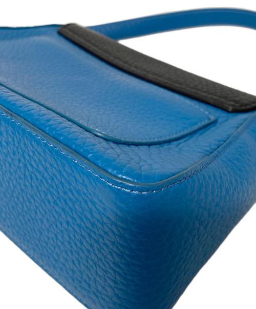 FURLA（フルラ）FURLA (フルラ) 2WAYショルダーバッグ ブルー×ブラックの古着・服飾アイテム