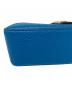 中古・古着 FURLA (フルラ) 2WAYショルダーバッグ ブルー×ブラック：7000円