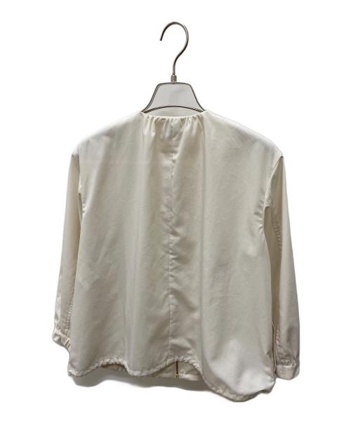 J.PRESS（ジェイプレス）J.PRESS (ジェイプレス) シアージャージブルゾン ベージュ サイズ:P5の古着・服飾アイテム