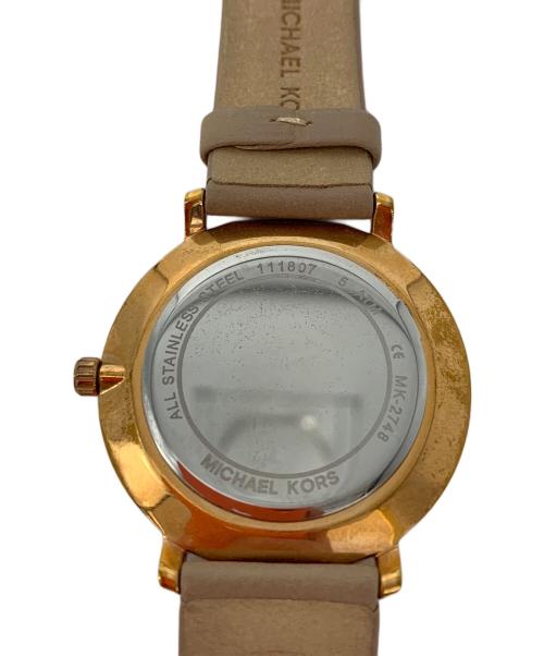 MICHAEL KORS（マイケルコース）MICHAEL KORS (マイケルコース) リストウォッチ ホワイトの古着・服飾アイテム