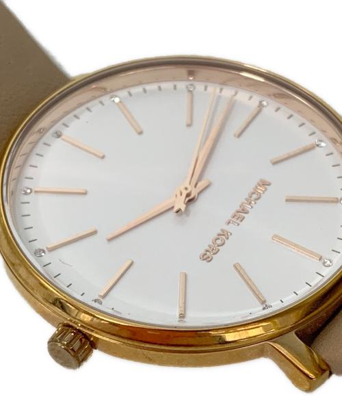 MICHAEL KORS（マイケルコース）MICHAEL KORS (マイケルコース) リストウォッチ ホワイトの古着・服飾アイテム