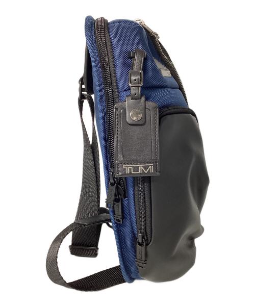 TUMI（トゥミ）TUMI (トゥミ) スミス スリングボディバッグ ブラック×ネイビーの古着・服飾アイテム
