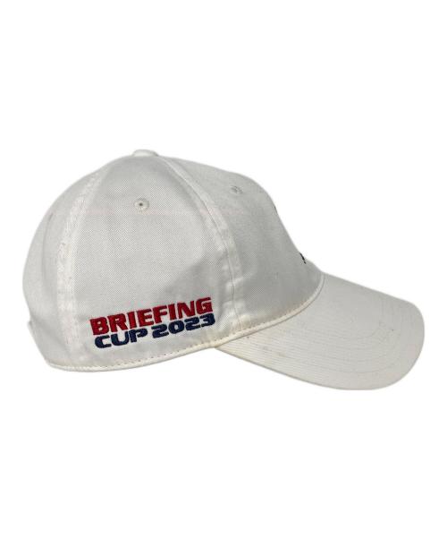 BRIEFING（ブリーフィング）BRIEFING (ブリーフィング) キャップ ホワイトの古着・服飾アイテム