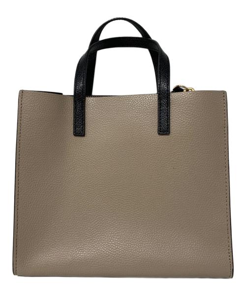 MARC JACOBS（マークジェイコブス）MARC JACOBS (マークジェイコブス) 2WAYバッグ ベージュ×グレーの古着・服飾アイテム
