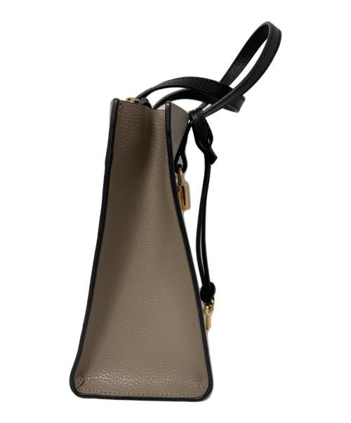 MARC JACOBS（マークジェイコブス）MARC JACOBS (マークジェイコブス) 2WAYバッグ ベージュ×グレーの古着・服飾アイテム