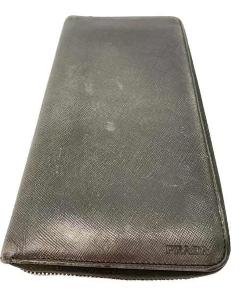 PRADA（プラダ）PRADA (プラダ) 長財布 シルバーの古着・服飾アイテム