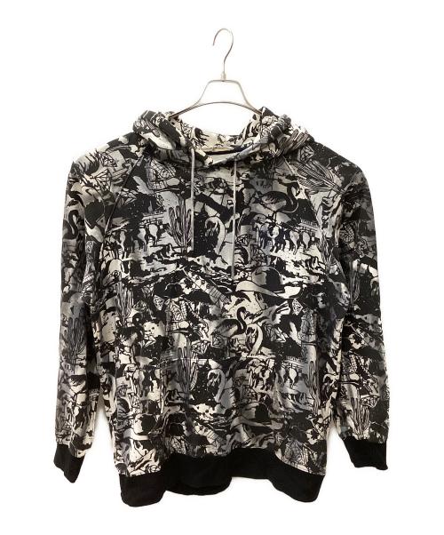 GOLDEN GOOSE（ゴールデングース）GOLDEN GOOSE (ゴールデングース) プルオーバーパーカー グレー サイズ:Mの古着・服飾アイテム