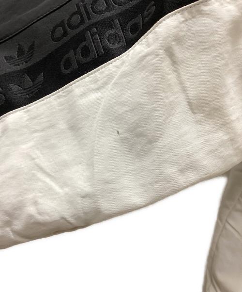 adidas（アディダス）adidas (アディダス) ウインドブレーカー ブラック×ホワイト サイズ:XOの古着・服飾アイテム