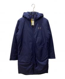 UNDER ARMOUR（アンダーアーマー）の古着「インシュレーテッドロングコート」｜ネイビー