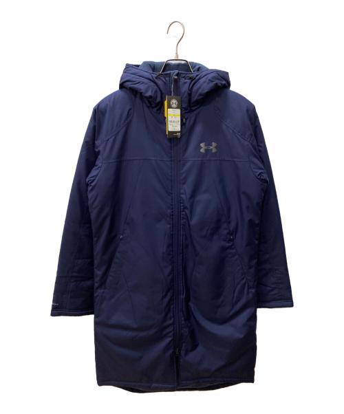 UNDER ARMOUR（アンダーアーマー）UNDER ARMOUR (アンダーアーマー) インシュレーテッドロングコート ネイビー サイズ:M 未使用品の古着・服飾アイテム