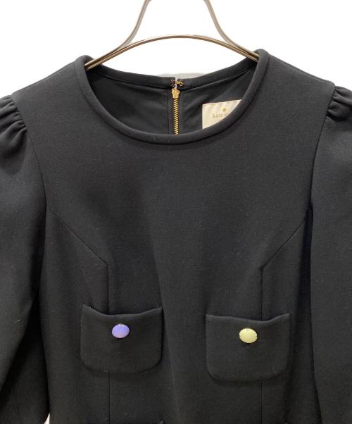 Kate Spade（ケイトスペード）Kate Spade (ケイトスペード) 長袖ワンピース ブラック サイズ:2-Aの古着・服飾アイテム