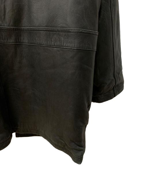 PARRTON（パートン）PARRTON (パートン) ラムレザーコート ブラック サイズ:Lの古着・服飾アイテム
