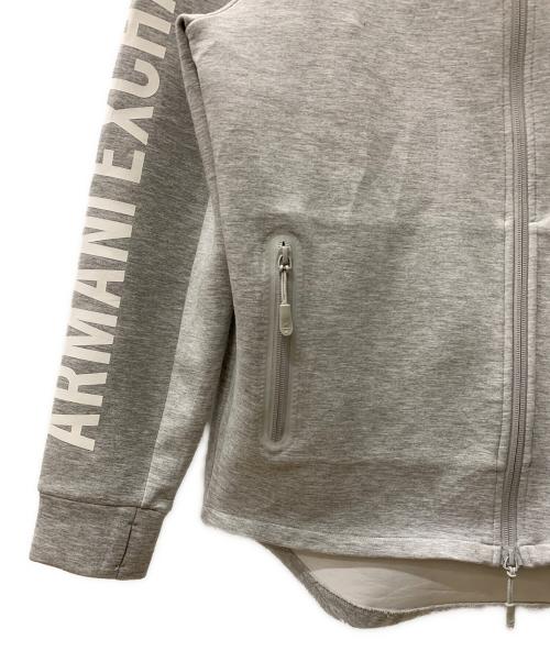 ARMANI EXCHANGE（アルマーニ エクスチェンジ）ARMANI EXCHANGE (アルマーニ エクスチェンジ) ジップパーカー グレー サイズ:Mの古着・服飾アイテム