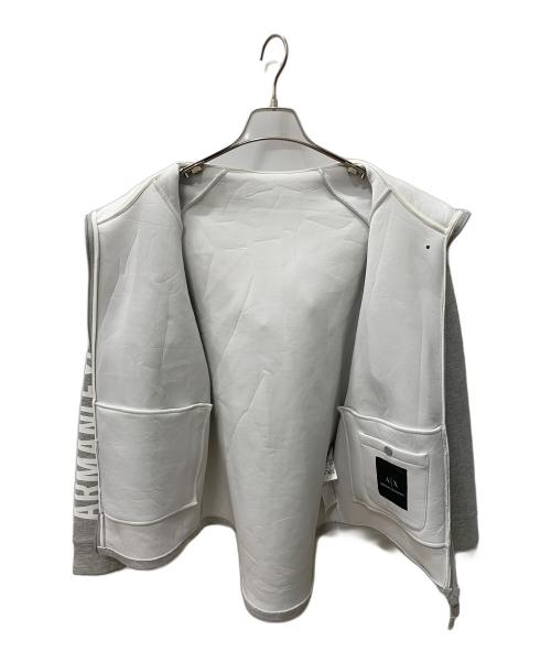 ARMANI EXCHANGE（アルマーニ エクスチェンジ）ARMANI EXCHANGE (アルマーニ エクスチェンジ) ジップパーカー グレー サイズ:Mの古着・服飾アイテム