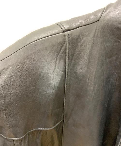 BERMANS（バーマンズ）BERMANS (バーマンズ) ダブルレザージャケット ブラック サイズ:Freeの古着・服飾アイテム