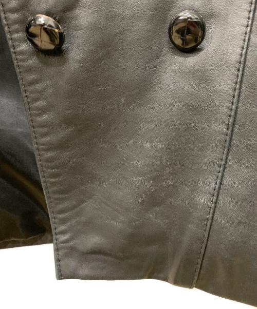 BERMANS（バーマンズ）BERMANS (バーマンズ) ダブルレザージャケット ブラック サイズ:Freeの古着・服飾アイテム