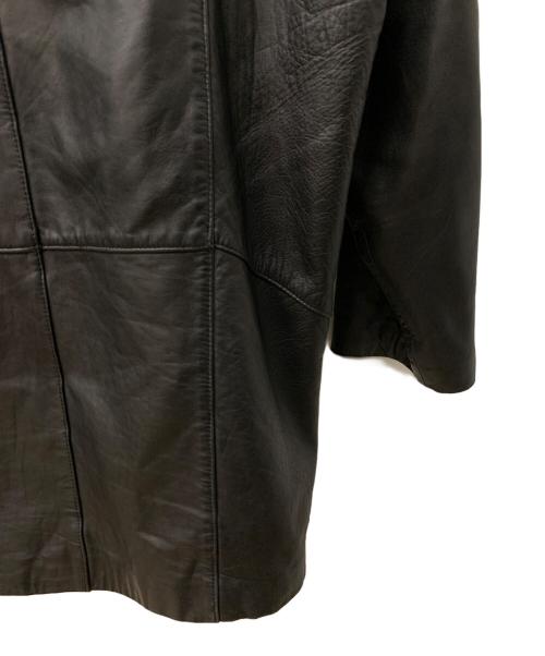 BERMANS（バーマンズ）BERMANS (バーマンズ) ダブルレザージャケット ブラック サイズ:Freeの古着・服飾アイテム
