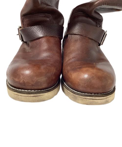 RED WING（レッドウィング）RED WING (レッドウィング) エンジニアブーツ ブラウン サイズ:UK 8.5の古着・服飾アイテム