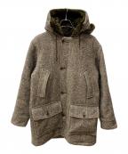 GANGSTERVILLEギャングスタービル）の古着「SHARPER HERRINGBONE COAT」｜ブラウン