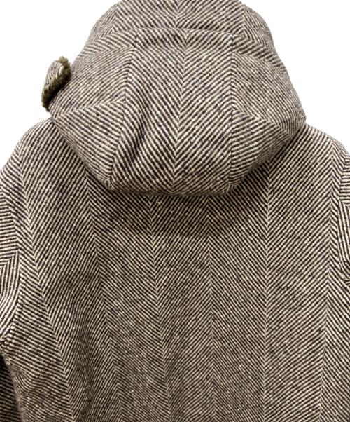 GANGSTERVILLE（ギャングスタービル）GANGSTERVILLE (ギャングスタービル) SHARPER HERRINGBONE COAT ブラウン サイズ:Lの古着・服飾アイテム