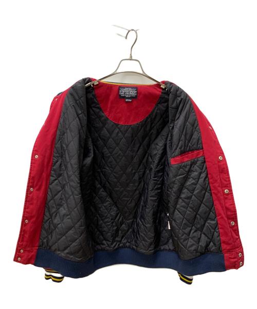 FLIP THE SCRIPT（フリップザスクリプト）FLIP THE SCRIPT (フリップザスクリプト) スタジアムジャケット レッド サイズ:XXLの古着・服飾アイテム