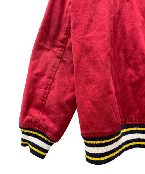 FLIP THE SCRIPT（フリップザスクリプト）FLIP THE SCRIPT (フリップザスクリプト) スタジアムジャケット レッド サイズ:XXLの古着・服飾アイテム