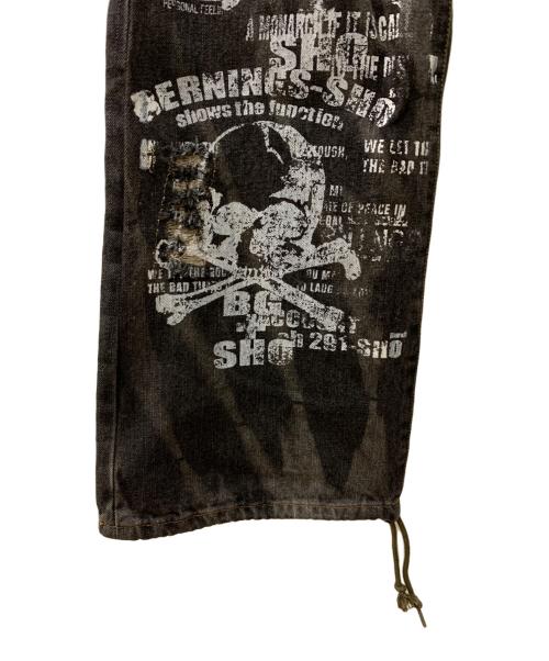 BERNINGS-SHO（バーニングスショウ）BERNINGS-SHO (バーニングスショウ) デニムパンツ ブラック サイズ:W82の古着・服飾アイテム