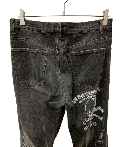 BERNINGS-SHO（バーニングスショウ）BERNINGS-SHO (バーニングスショウ) デニムパンツ ブラック サイズ:W82の古着・服飾アイテム