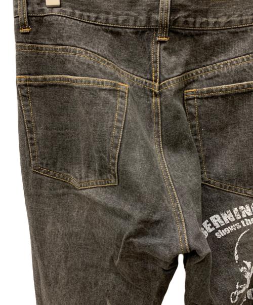 BERNINGS-SHO（バーニングスショウ）BERNINGS-SHO (バーニングスショウ) デニムパンツ ブラック サイズ:W82の古着・服飾アイテム