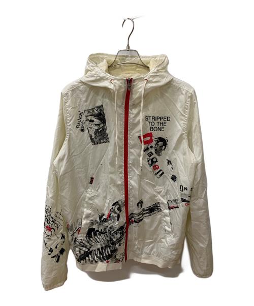 DIESEL（ディーゼル）DIESEL (ディーゼル) ナイロンパーカー アイボリー サイズ:Lの古着・服飾アイテム